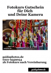 Fotokurs Geschenkgutscheine