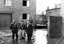 Hochwasser am Rhein