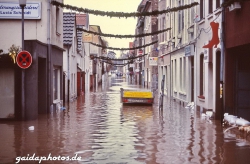 Hochwasser am Rhein