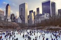 Schneesturm in New York City