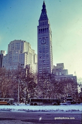 Schneesturm in New York City