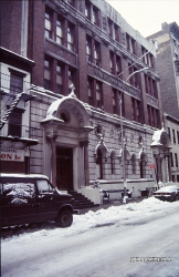 Schneesturm in New York City