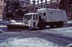 Schneesturm in New York City