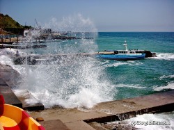 Yalta, Krim, Ukraine Schwarzes Meer